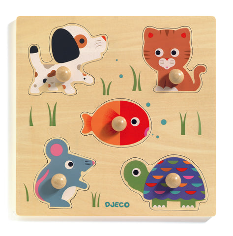 Djeco Bulle & Co wooden puzzle