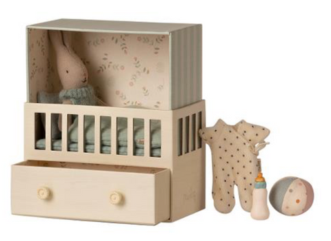 Maileg Baby Room with Micro Rabbit SS 21 *Low stock*