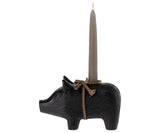 Maileg Wooden Pig Candle Holder - Small