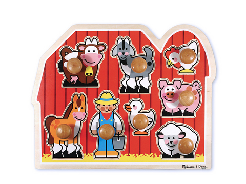 Melissa and Doug First farm friends wooden puzzle