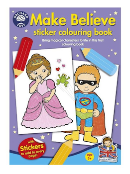 Orchard Toys Make Believe Sticker Colouring Book