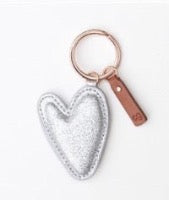 Caroline Gardiner Silver Heart keyring