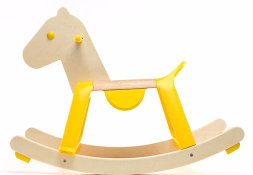 Yellow rocking horse new arrivals