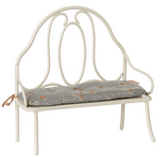 Maileg metal bench with cushion - mini
