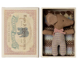 Maileg Sleepy Wakey Baby Mouse in Matchbox - Rose SS 24