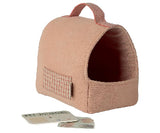 Maileg pet carrier coral
