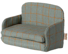 Maileg Sofa bed, Mouse - Checker