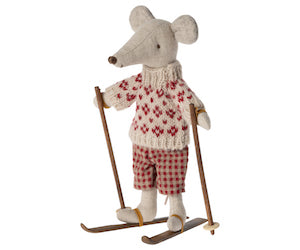 Maileg Winter Mouse Ski - Mum AW 23 *Preorder