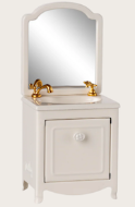 Maileg Sink dresser, Mouse - Off white