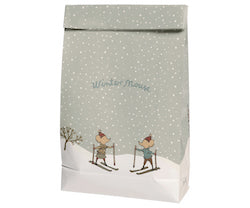 MAILEG PAPER GIFT BAG - WINTER MOUSE