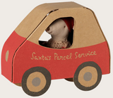 Maileg Christmas mouse little sister (car box) FW 26 *Preorder
