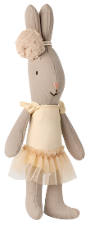Maileg Rabbit Micro Ballet Suit and Skirt Cream SS25