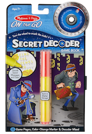 Melissa & Doug On the Go Spy Mystery Secret Decoder