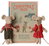 Maileg Christmas Twin Mice in Book FW26 *Preorder