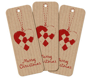Maileg Red Heart Gift Tags