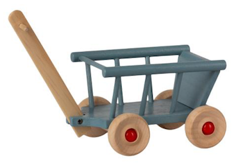 Maileg wagon blue