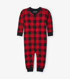 Little Blue House - Moose on Plaid Onesie (Baby)