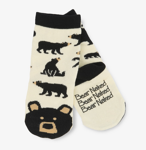 Little Blue House Bear Naked Socks