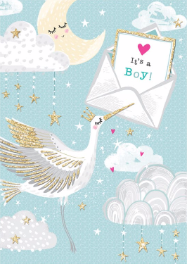 Baby boy card