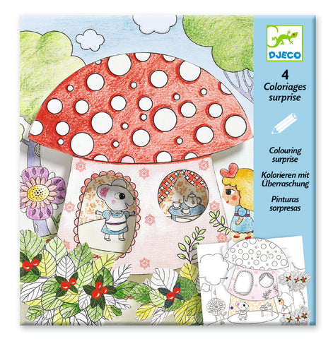 Djeco Colouring surprises - Thumbelina