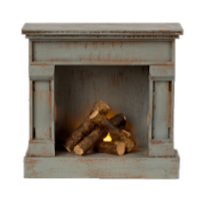 Maileg Fireplace Blue