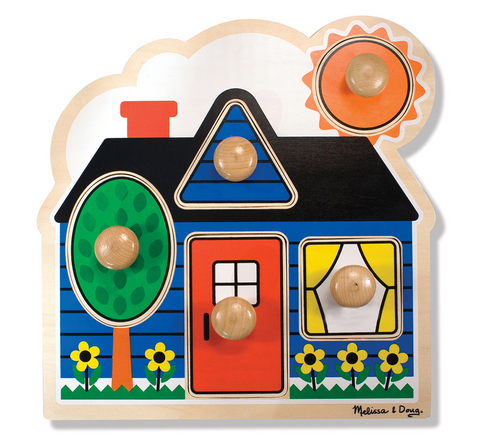 Melissa and Doug First Shapes Wooden Puzzle