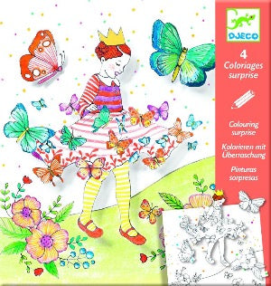 Djeco Colouring surprises - Lady butterfly