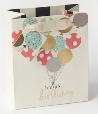 Caroline Gardiner Happy Birthday Balloons Gift Bag