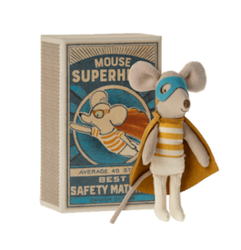 Maileg superhero in matchbox