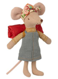 Maileg Hiker Mouse Big Sister (Yellow top) *Low stock*