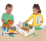 Melissa and Doug Horse feed & groom play set