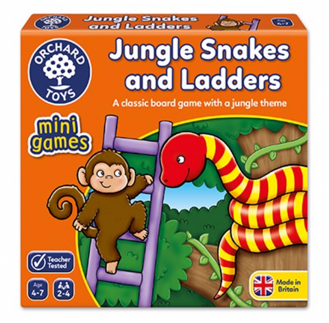 Orchard Toys Mini Game Jungle Snakes & Ladders