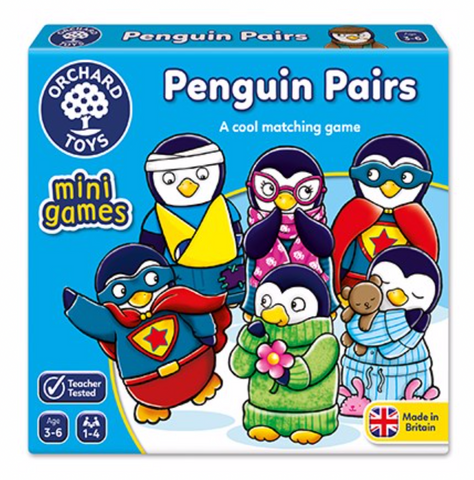 Orchard Toys Mini Game Penguin pairs