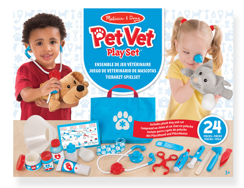 Melissa and Doug Examine & treat pet vet play set