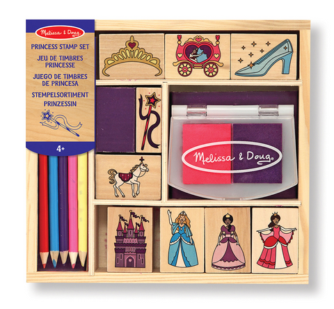 Melissa & Doug Wooden stamper - Princesses