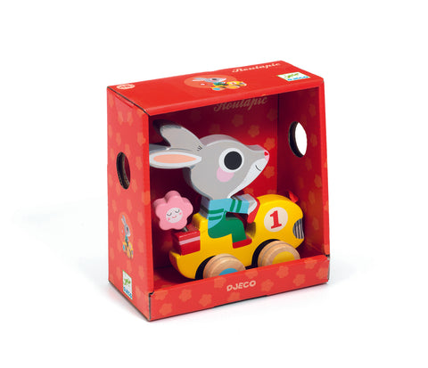 Djeco Rabbit pull along toy