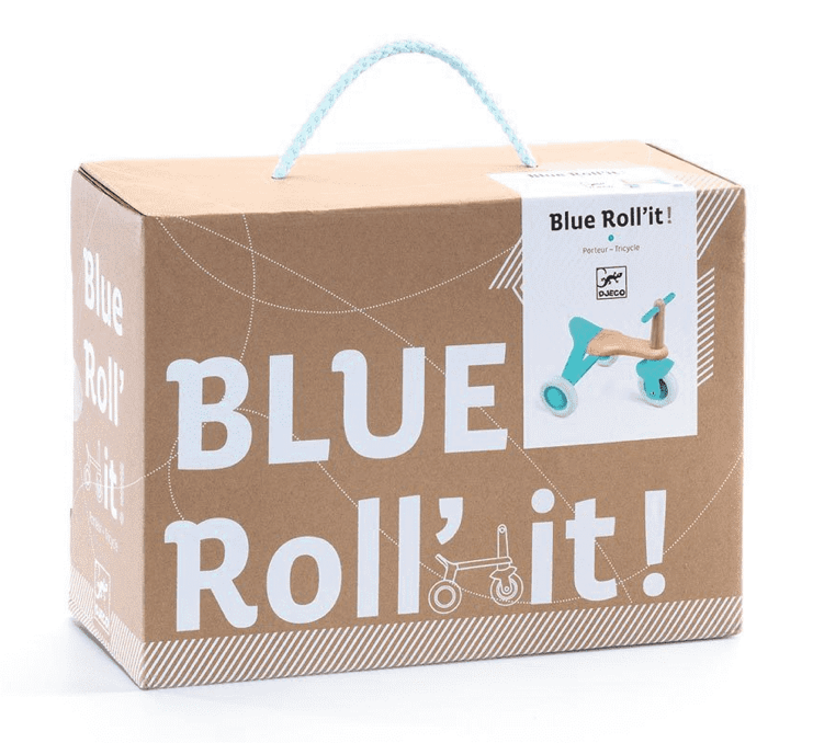 DJECO ジェコ ブルーロールイット 木製三輪バイク DJECO ジェコ ブルー