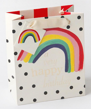 Caroline Gardiner Happy Birthday Rainbow Gift Bag