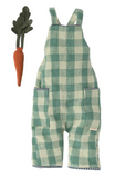 Maileg Rabbit Size 3 in Checked Overalls with Carrot SS 22