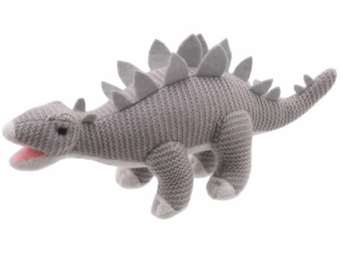 Wilberry Knitted stegosaurus dino