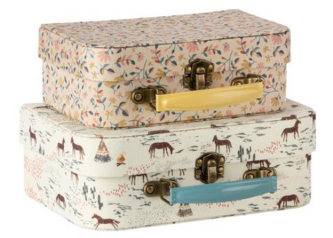 Maileg fabric suitcase set