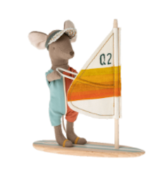 Maileg Beach Mouse - Big Brother Surfer