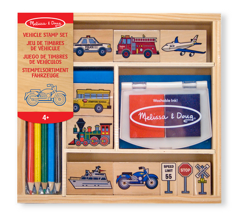 Melissa and Doug Wooden stamper - Vehicle