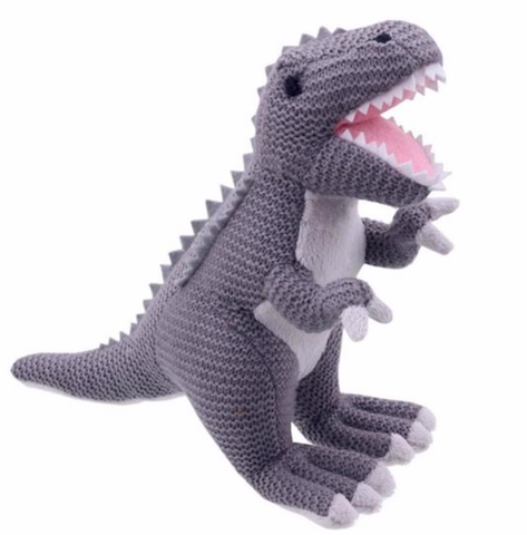 Wilberry Knitted T-Rex dino
