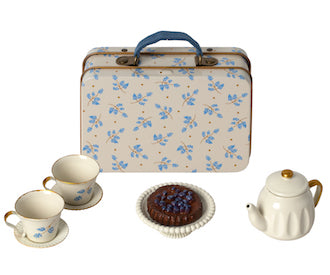 Maileg mouse tea set - blue