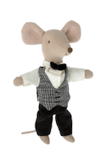 Maileg waiter mouse outfit