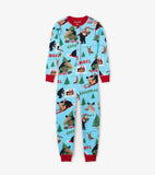 Little blue house Christmas onesie