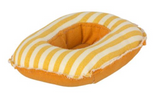 Maileg Rubber Boat - Yellow Stripe