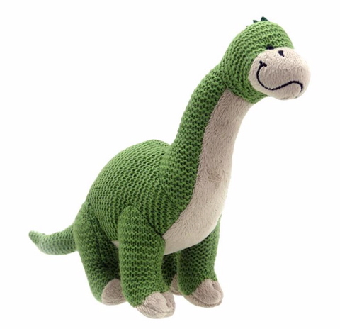 Wilberry Knitted brontosaurus dino