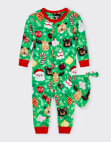 Little blue house baby christmas onesie